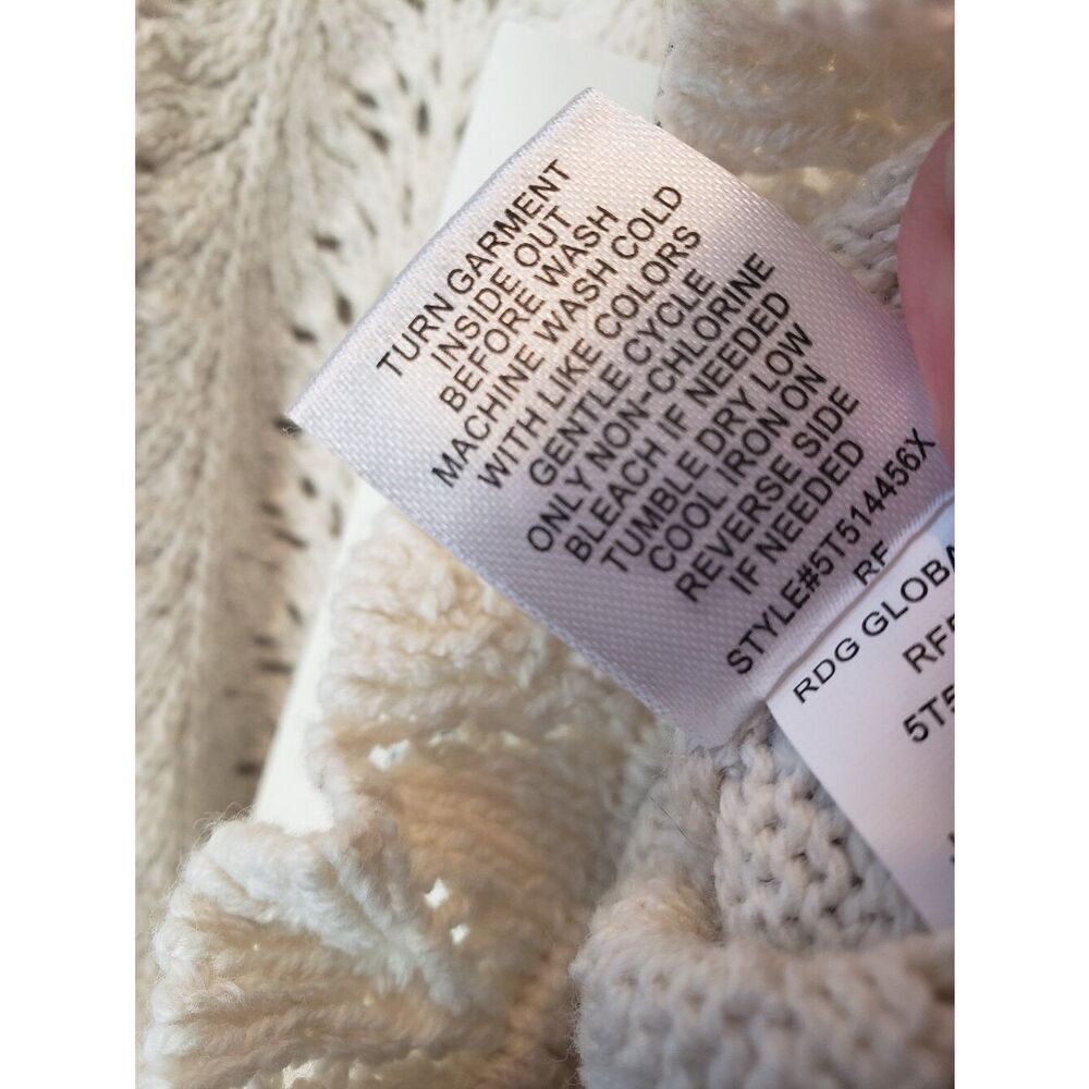 NWT FRESHMAN 1996 2 Piece Crochet Knit Mini Skirt & Crop Top Large - Picture 7 of 12